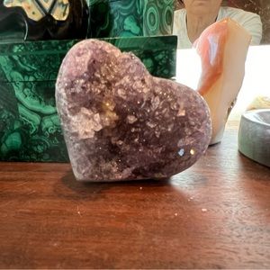 Amethyst heart